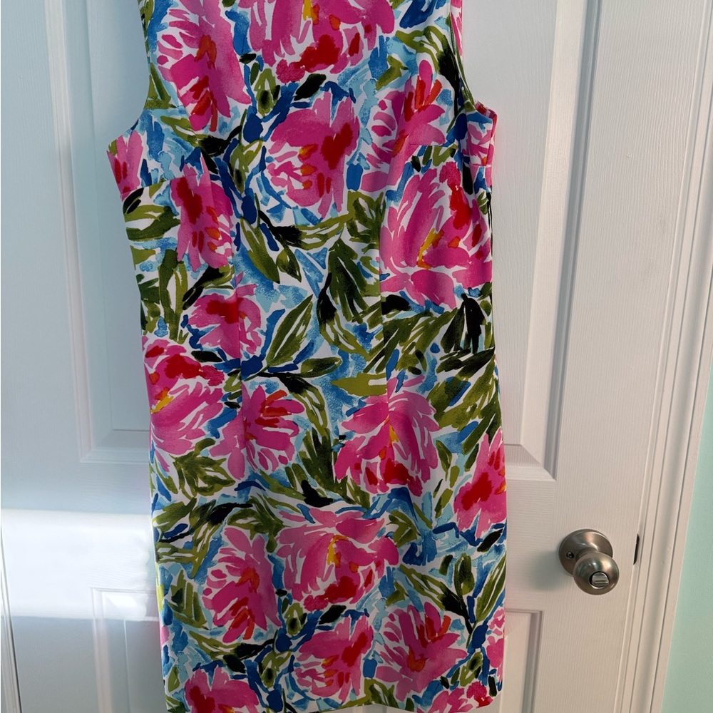 Vibrant Floral Print Dress